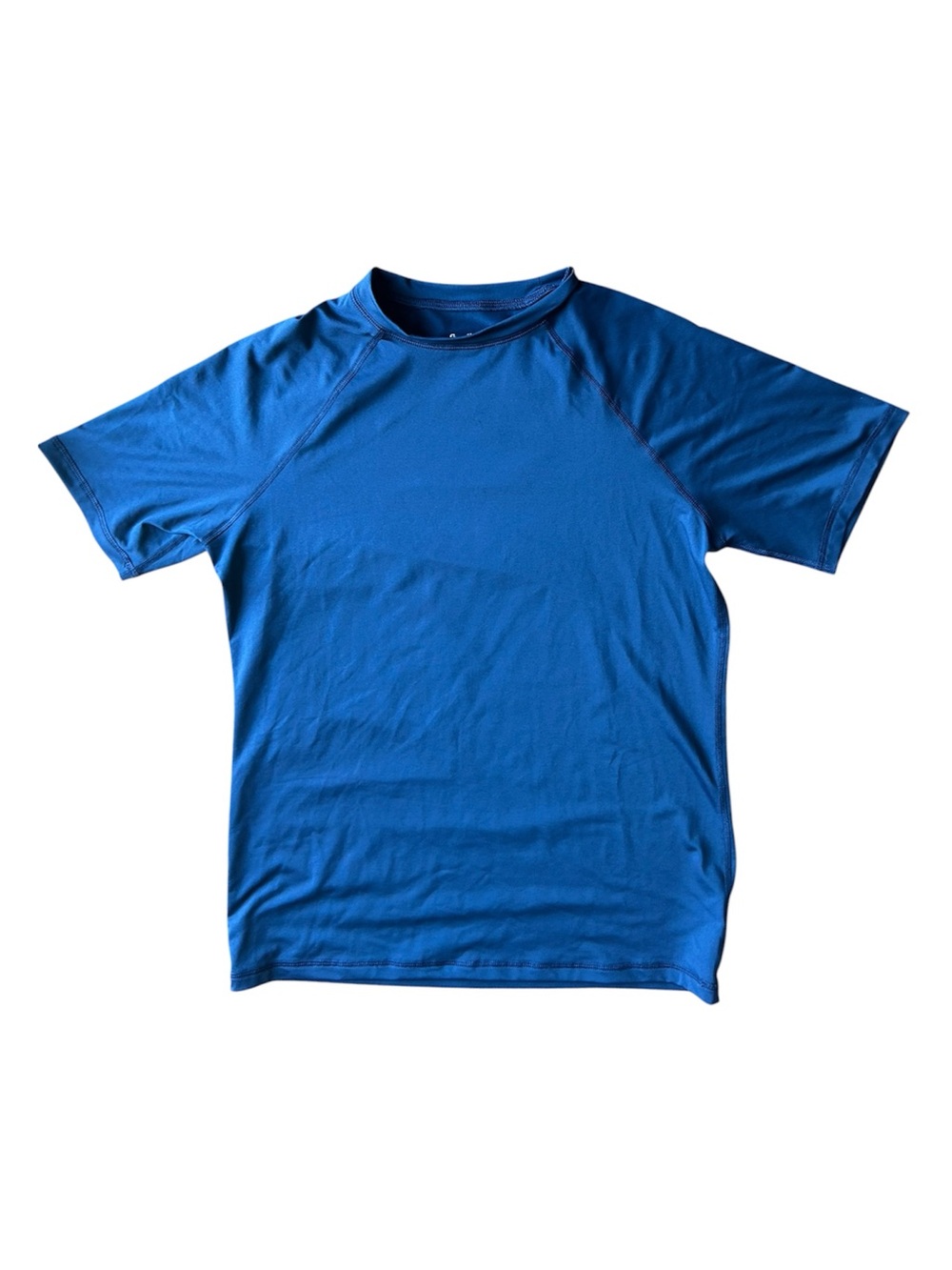 Goodfellow & Co Blue Men's Short-Sleeve Rash Guard